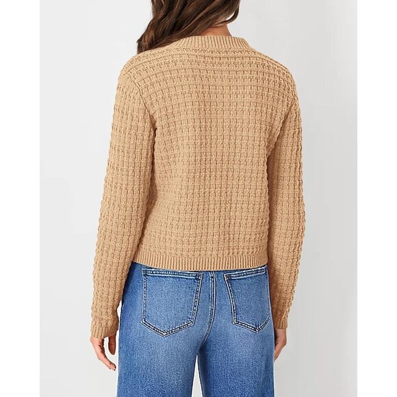 ❤️Women's Brown Spring Cardigan Sweaters Long Sleeve Trendy  Jackets Outerwear - Picture 2 of 7